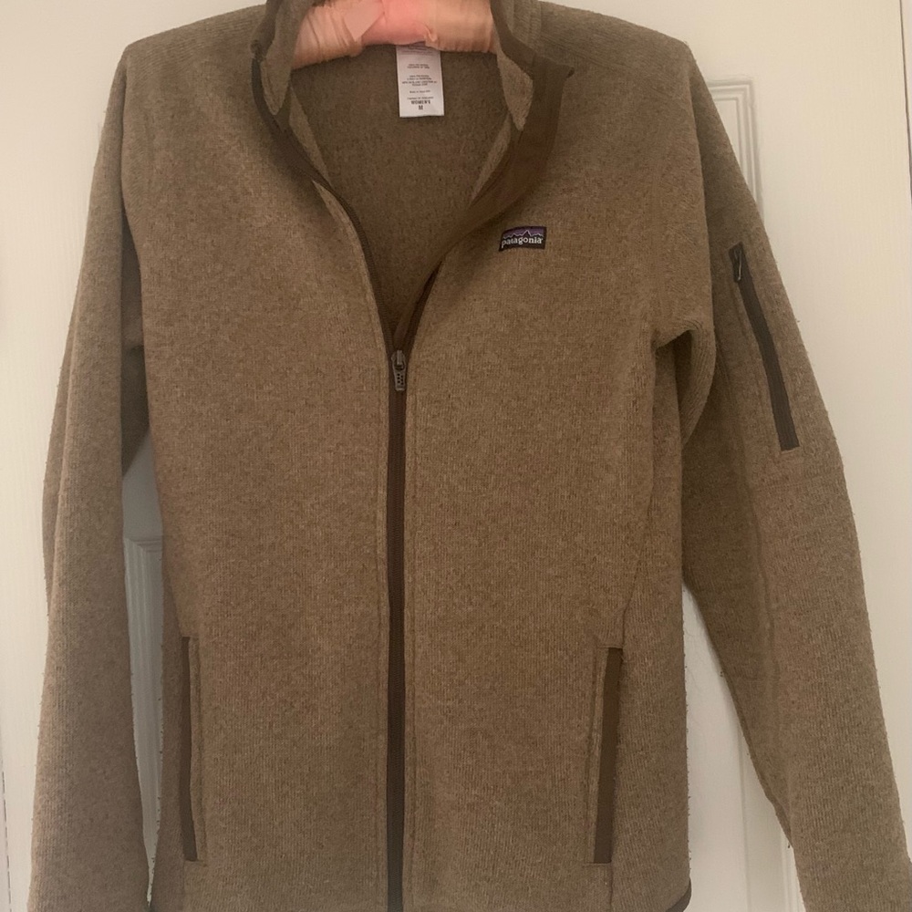 Patagonia Tan Fleece Jacket